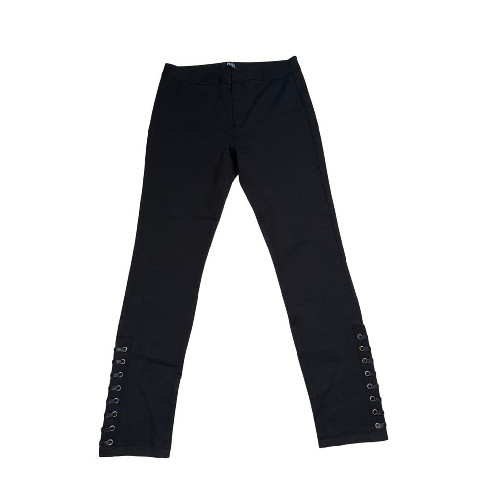 Paige women’s black ankle lace up pants
